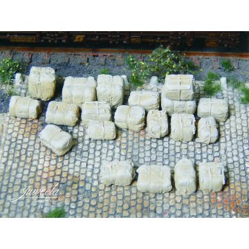 Juweela Grondstof balen - Beige - 20x - H0 / 1:87 (JW28327)