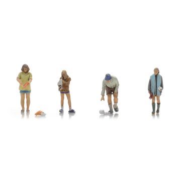 Artitec Kamperen: ochtend - Kant-en-klaar model uit resin, beschilderd - H0 / 1:87 (AR5870097)