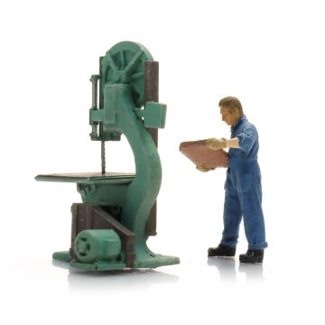 Artitec Lintzaag met figuur - H0 / 1:87 (AR387.662)