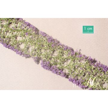 Mininatur Bloemen - Paars - ca 7,5 x 4 cm - H0 / TT (998-24MS)