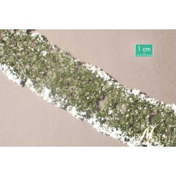 Mininatur Bloemen - Wit  - 6x ca. 15cm - H0 / TT (998-21)