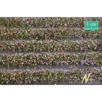 Mininatur Bloesem strepen - Paars - ca. 67cm - H0 / TT (731-24S)