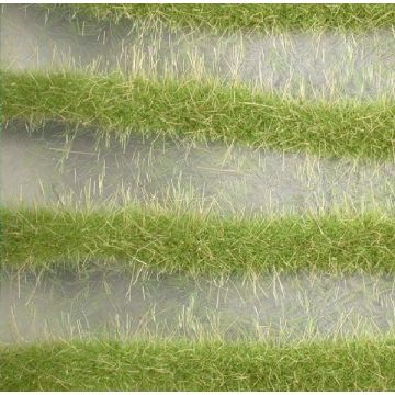 Mininatur Twee kleurige grasstrepen - Lente - ca. 50cm - 1:45+ (738-31S)