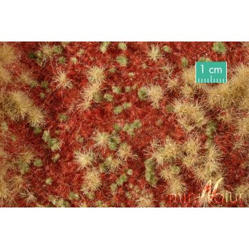 Mininatur Overwoekerde bosgrond - Late herfst - ca.15x8 cm - H0 / TT (741-24MS)