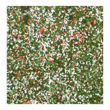 Mininatur Weide met bloemen - Zomer - ca. 31,5x25cm - H0 / TT (722-22S)