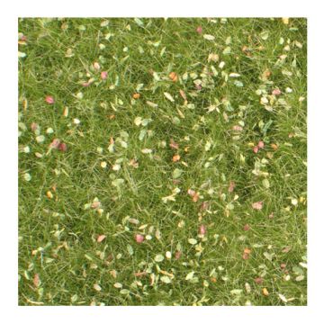 Mininatur Weide met onkruid - Vroege herfst - ca. 31,5x25cm - H0 / TT (721-23S)