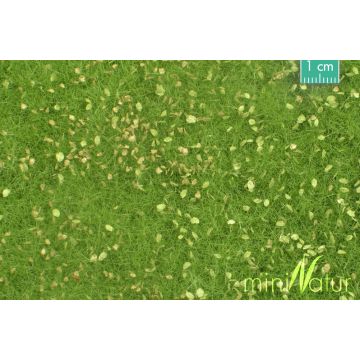 Mininatur Weide met onkruid - Lente - ca. 31,5x25cm - 1:45+ (721-31S)