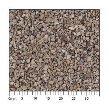 Minitec Ballast - Rostbraun 0 (1:45) - Korrelgrootte op schaal conform klasse I - 2.000 ml (51-1051-05)