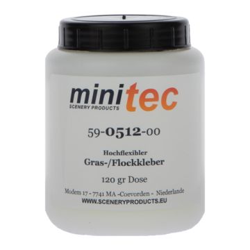 Minitec Hoog flexibele grasflock lijm - 120 gr pot (59-0512-00)
