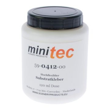 Minitec Hoog flexibele Substraat lijm - (Schouwpad/Beddingkant) - 120 gr pot (59-0412-00)