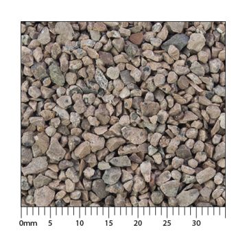 Minitec Standaard-Ballast - Rostbraun 1 (1:32) - Vergrote korrelgrootte conform AGN* - 2.000 ml (51-1351-06)