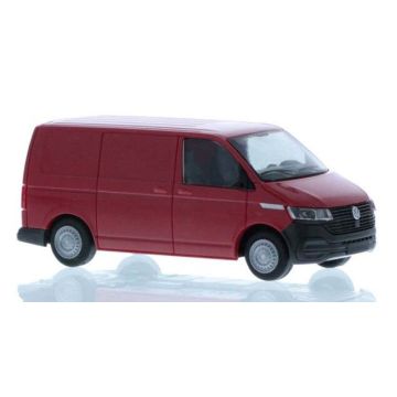 Rietze Volkswagen T6.1, kort - rood - H0 / 1:87 (RI11687)