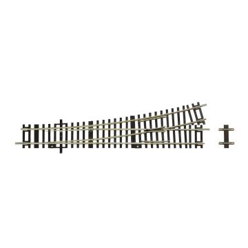 Roco Wissel links Wl15 zonder aandrijving, lengte 230 mm, afbuiging 15° - H0 / 1:87 (RO42442)