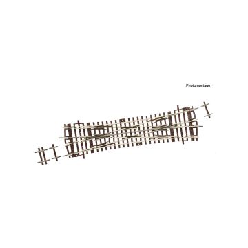Roco Doppelkreuzingswissel DKW15 zonder aandrijving, type Baeseler - H0 / 1:87 (RO42452)