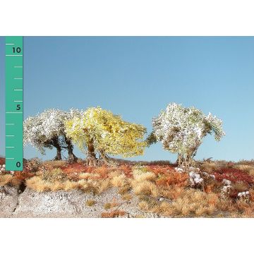 Silhouette Lage struiken bloeiend - Lente - 0 (< ca. 8cm) - H0 / TT (251-05)
