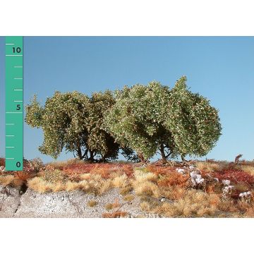 Silhouette Lage struiken - Vroege herfst - ca. 8cm (350-03)