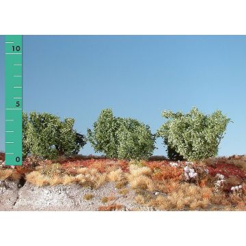 Silhouette Lage struiken - Zomer - 0 (< ca. 8cm) - H0 / TT (251-02)