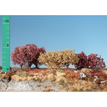 Silhouette Lage struiken - Late herfst - 0 (< ca. 8cm) - H0 / TT (251-04)