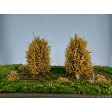 Silhouette Struiken set - Late herfst (geel) - ca. 8-10 cm (350-44)