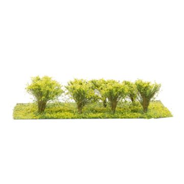 Silhouette Struiken / heggen - Geel - 3cm - H0 / TT (252-26)