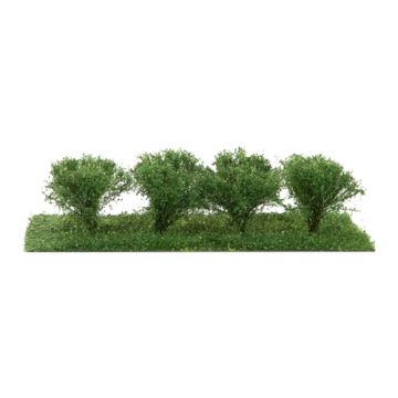 Silhouette Struiken / heggen - Zomer - 3cm - H0 / TT (252-22)