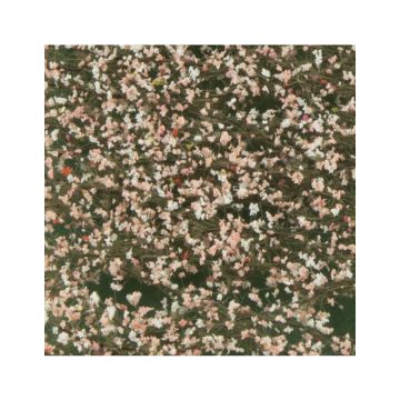 Silhouette Kersenboom bloesem - Rose - ca. 15x4cm - H0 / TT (927-25S)