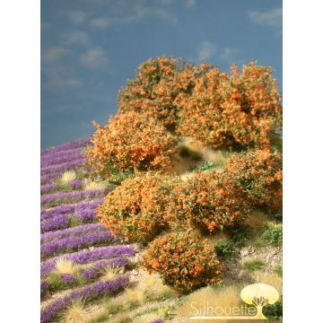 Silhouette Rhododendron - Oranje - 0 (< ca. 8cm) - H0 / TT (253-03)