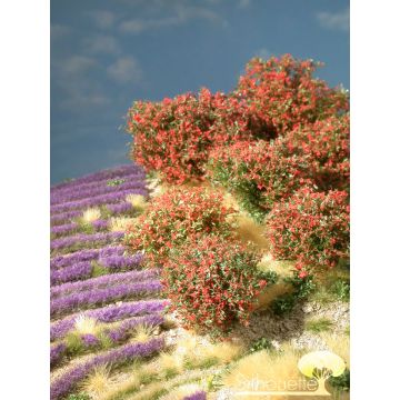Silhouette Rhododendron - Rood - 0 (< ca. 8cm) - H0 / TT (253-04)