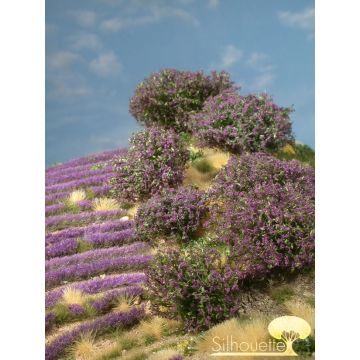 Silhouette Rhododendron - Paars - 0 (< ca. 8cm) - H0 / TT (253-06)