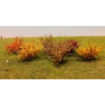 Silhouette Struiken assortiment - Herfst - ca. 3cm - H0 / TT (252-04)