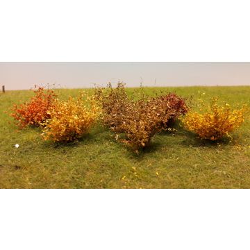 Silhouette Struiken assortiment - Herfst - ca. 3cm - H0 / TT (252-14)