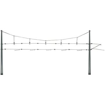 Sommerfeldt Profi-Quertragwerk 0,7mm,Bausatz,o.Masten - H0 / 1:87 (188)