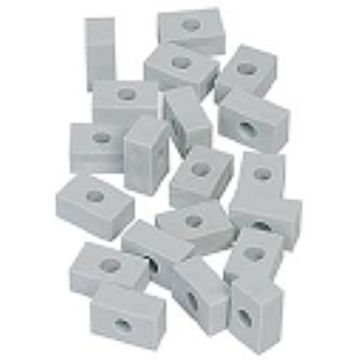 Sommerfeldt Sockel f. Streckenmast 11x7x5 mm hoch (20 St. i.B.) - H0 / 1:87 (169)