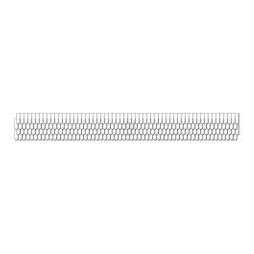 Unique Houten shingels - Beverstaart - 190x9mm (11-0004-05)