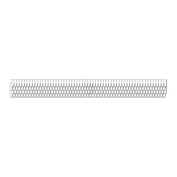 Unique Houten shingels - Conisch - 190x9mm (11-0003-05)