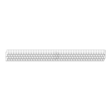 Unique Houten shingels - rechts afgerond - 190x9mm (11-0006-05)
