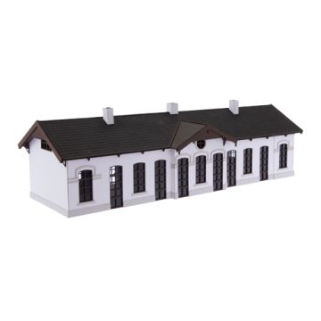 Unique Laser-Cut Bouwpakket - Station "Mill"  - L: 301mm x B: 120mm x H: 90mm - H0 / 1:87 (10-0002-04)