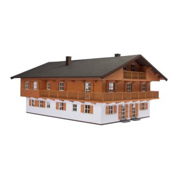 Unique Laser-Cut Bouwpakket - Pension "Hirschberg" - L: 275mm x B: 173mm x H: 100mm - H0 / 1:87 (01-03-005)