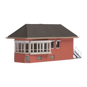 Unique Laser-Cut Bouwpakket - Seinhuis "Ahlhorn" - L: 113mm x B: 42mm x H: 46mm - N / 1:160 (02-05-004)
