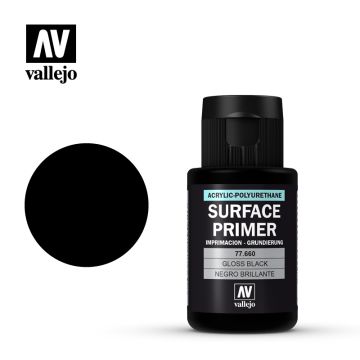 Vallejo Metal Color - Gloss Black - 32 ml / 1.08 fl oz (77.660)