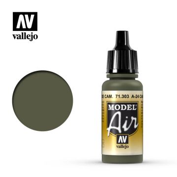 Vallejo Model Air - A-24M Camoufl age Green - 17 ml (71.303)