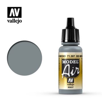 Vallejo Model Air - BS Medium Sea Grey - 17 ml (71.307)