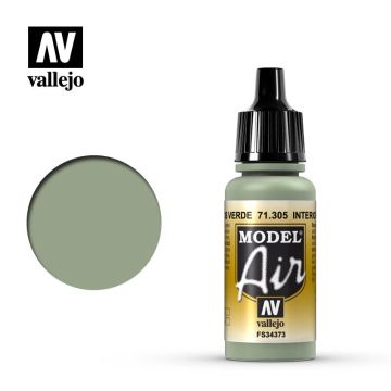 Vallejo Model Air - Interior Grey Green - 17 ml (71.305)