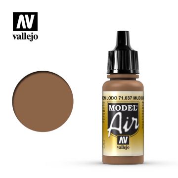 Vallejo Model Air - Mud Brown - 17 ml (71.037)