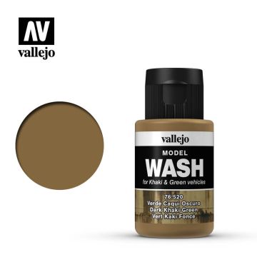 Vallejo Model Wash - Dark Khaki Green - 35 ml (76.520)