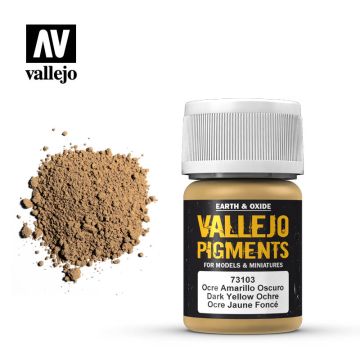 Vallejo Pigments - Dunkel Eixenoxidgelb - 30 ml (73.103)