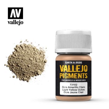 Vallejo Pigments - Helles Eisenoxidgelb - 30 ml (73.102)