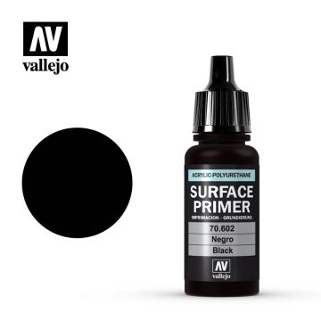 Vallejo Surface Primer - Black - 17 ml (70.602)