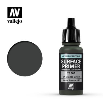Vallejo Surface Primer - UK Bronze Green - 17 ml (70.607)