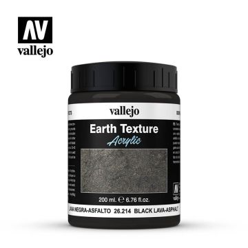 Vallejo Texture Paste - Black Lava - 200 ml (26.214)